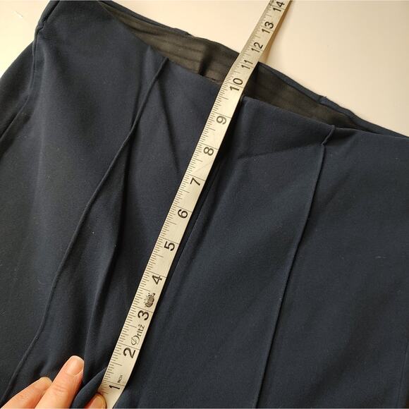 Athleta Greenwich Flare Split Hem Leggings Small Navy - Picture 7 of 14